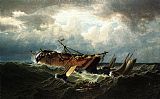 William Bradford Shipwreck off Nantucket painting